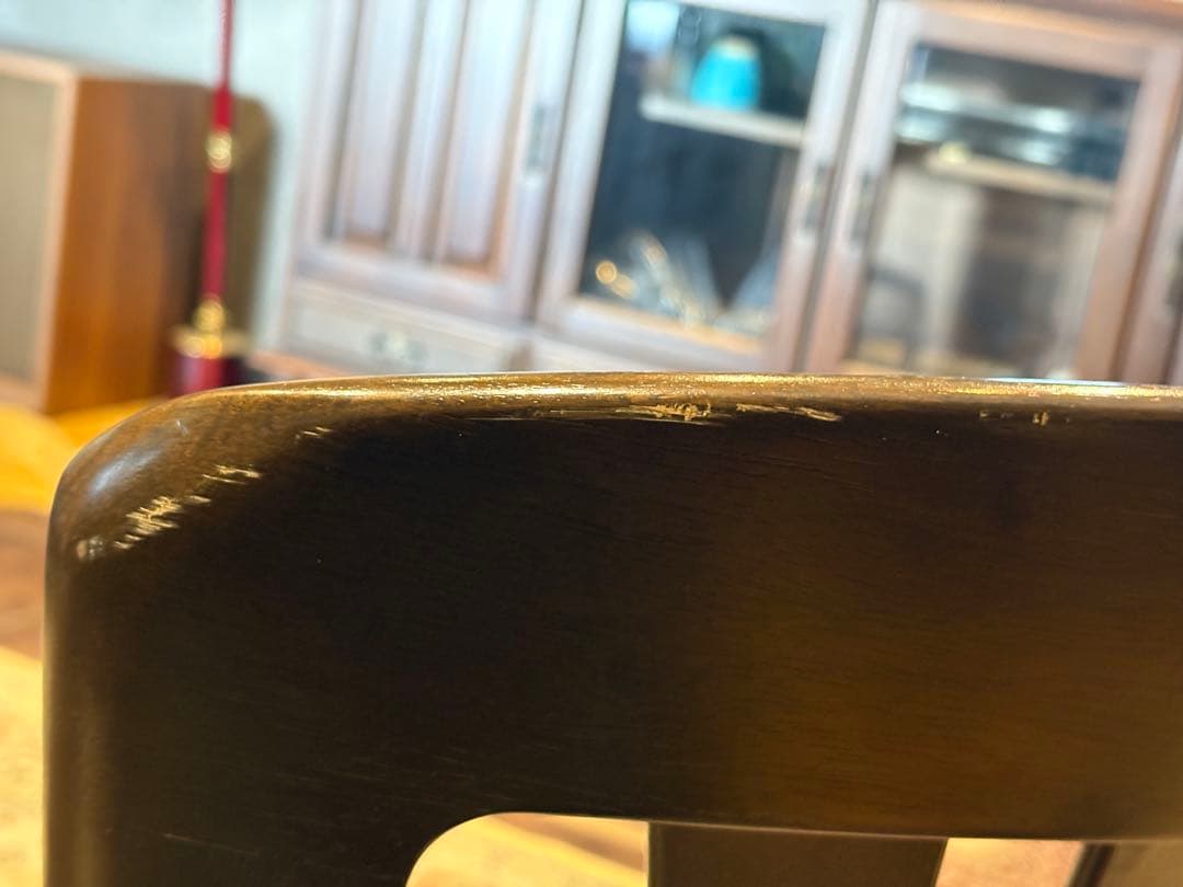 ③karimoku カリモク ダイニングチェア リビングチェア 合皮レザー YN