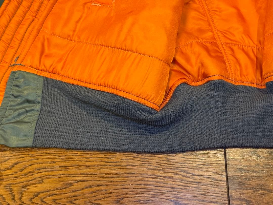 ★レア！ALPHA社製 縦ステッチ70s Eタイプ MA-1 希少サイズX-L！