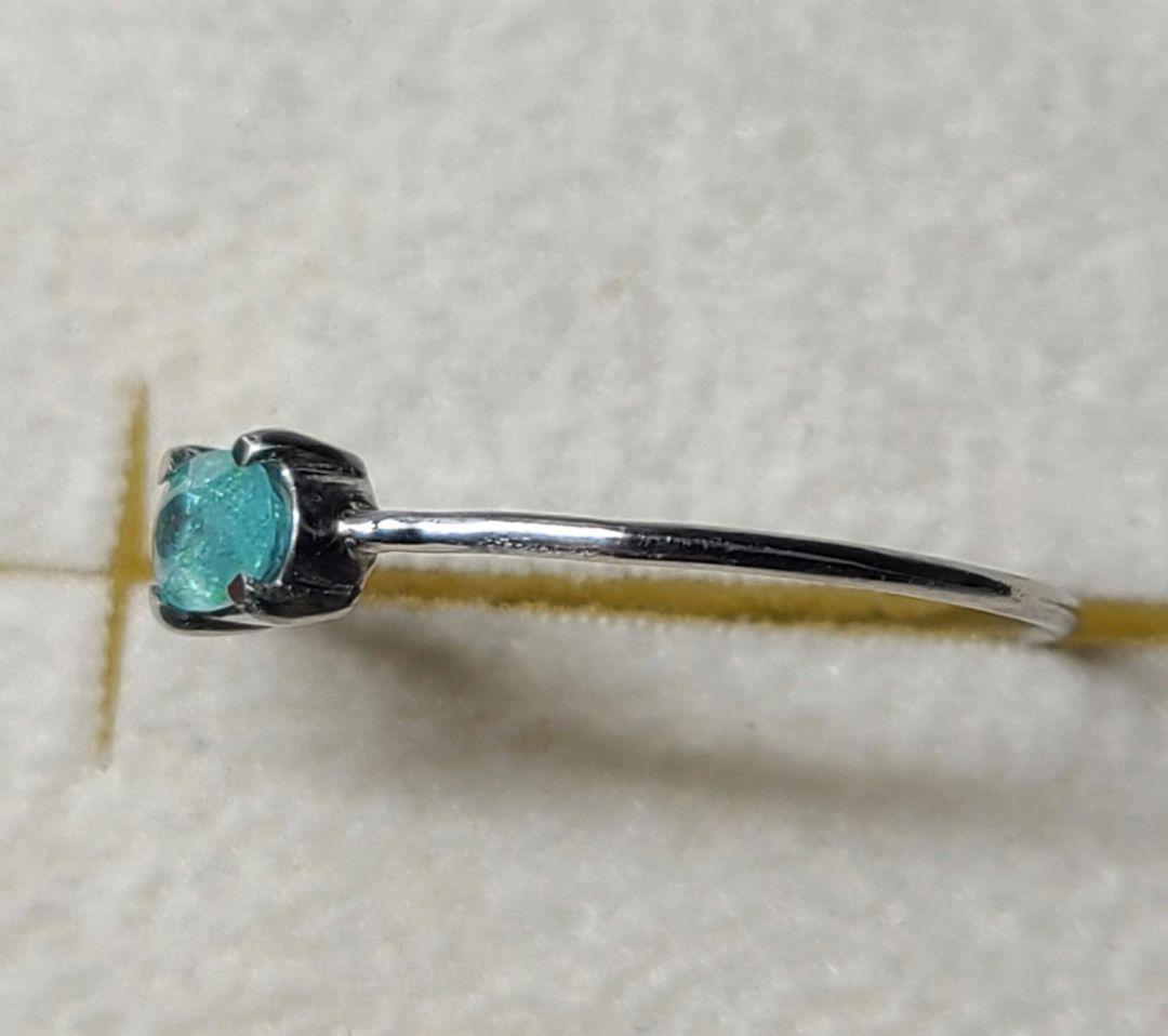 ぱにや★ブラジルバターリャパライバトルマリン★リングオーダー