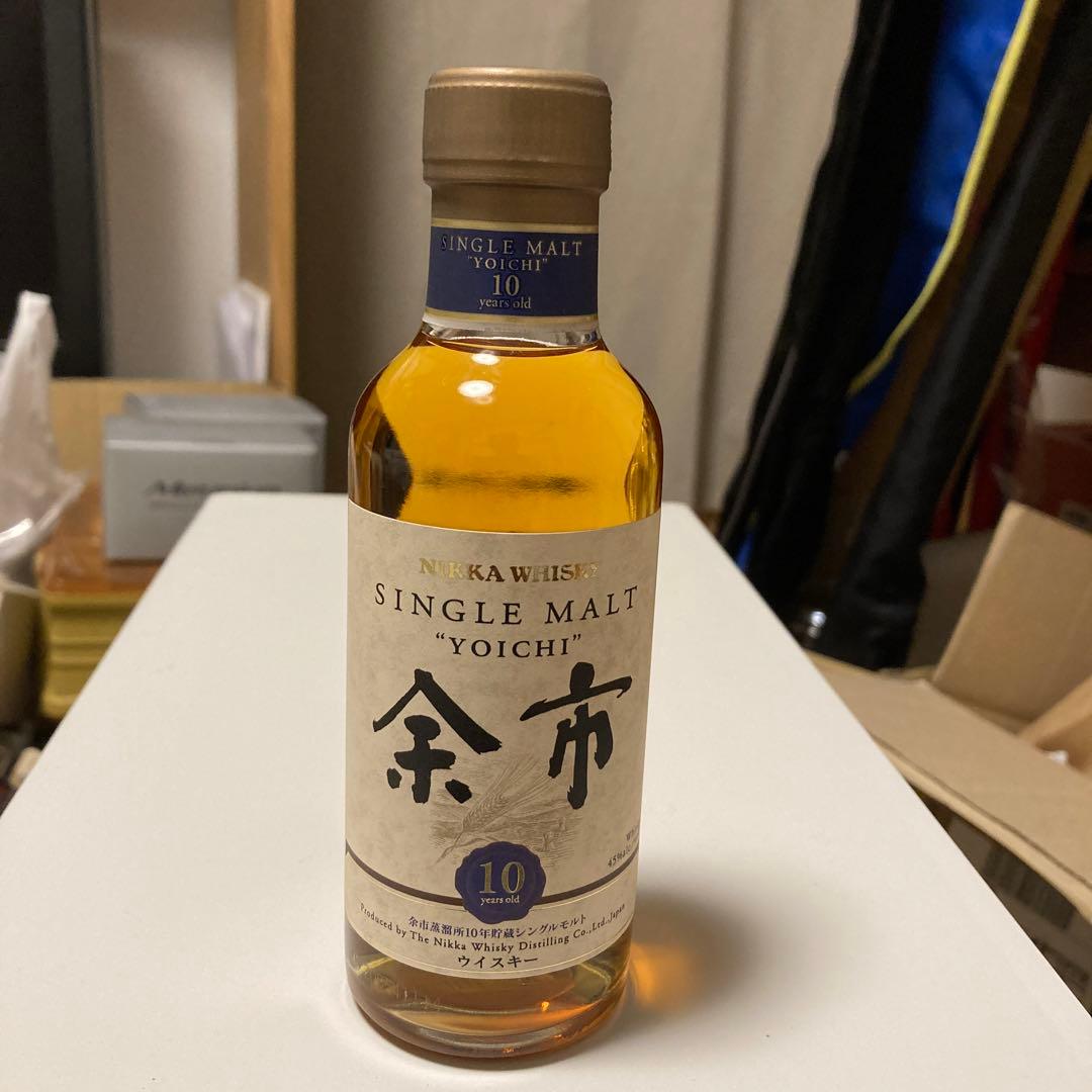 ニッカ　余市10年　シングルモルト　ミニボトル　180ml