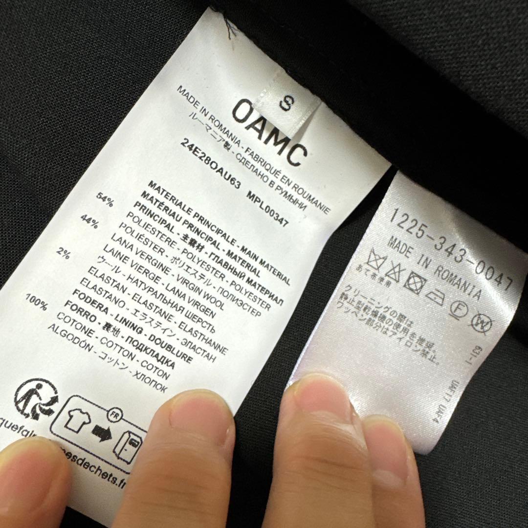OAMC ブラック ジャケット S