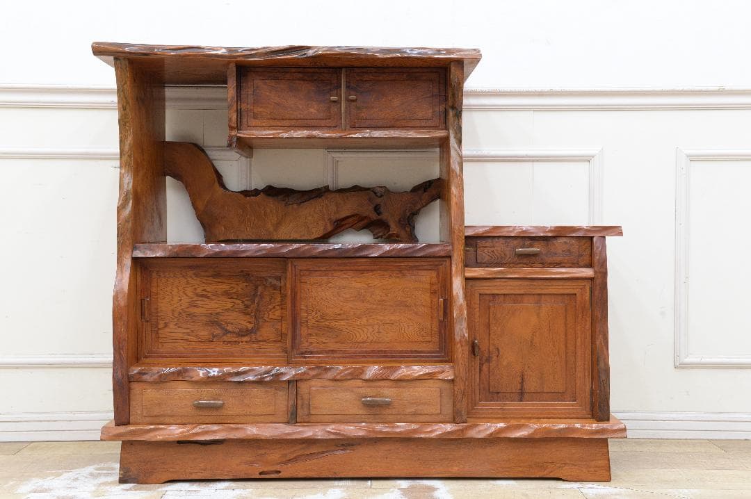 HB27 美品 希少 屋久杉 水屋 茶棚 茶箪笥 テレビ台 和茶 煎茶棚