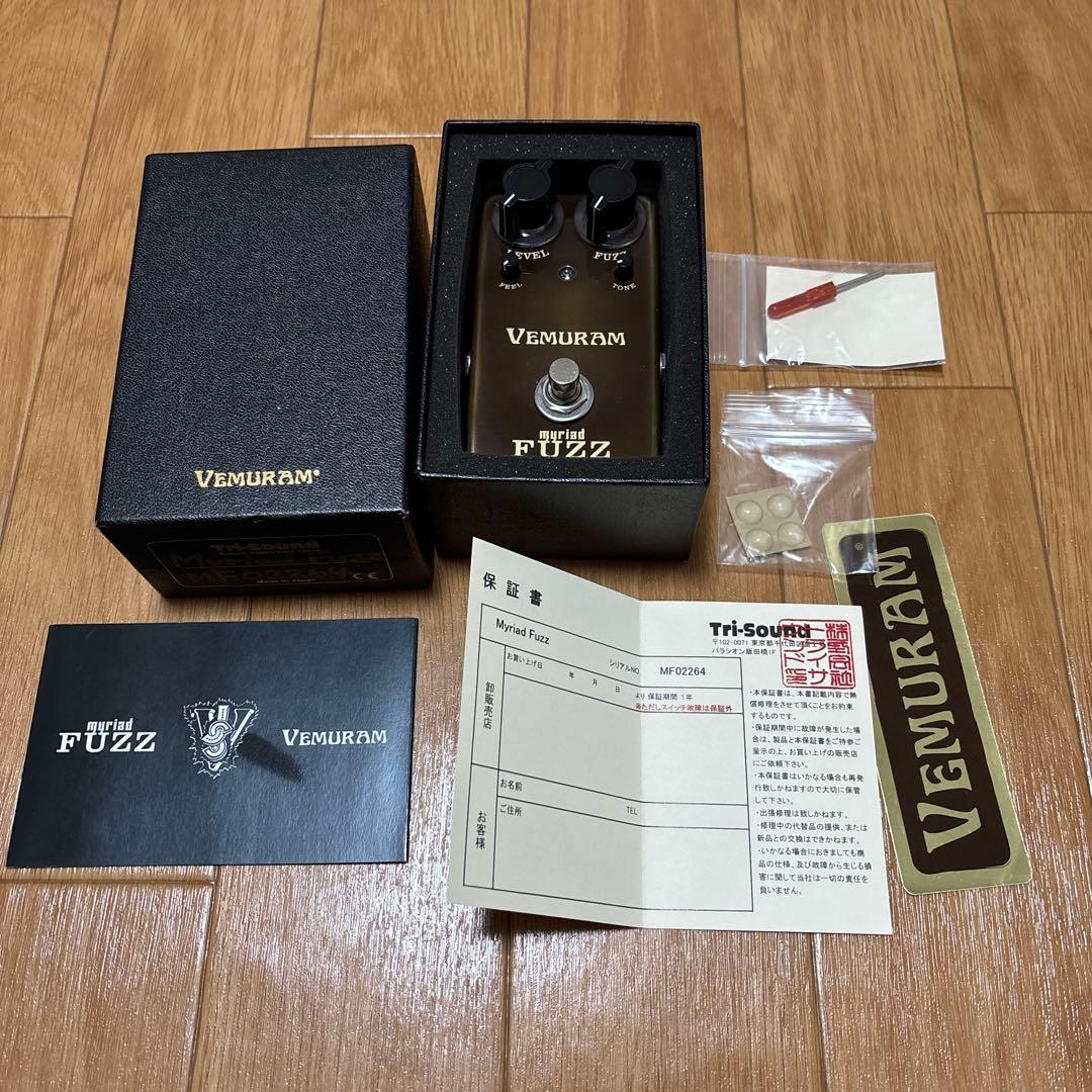t*o様 Vemuram myriad FUZZ ギターエフェクター