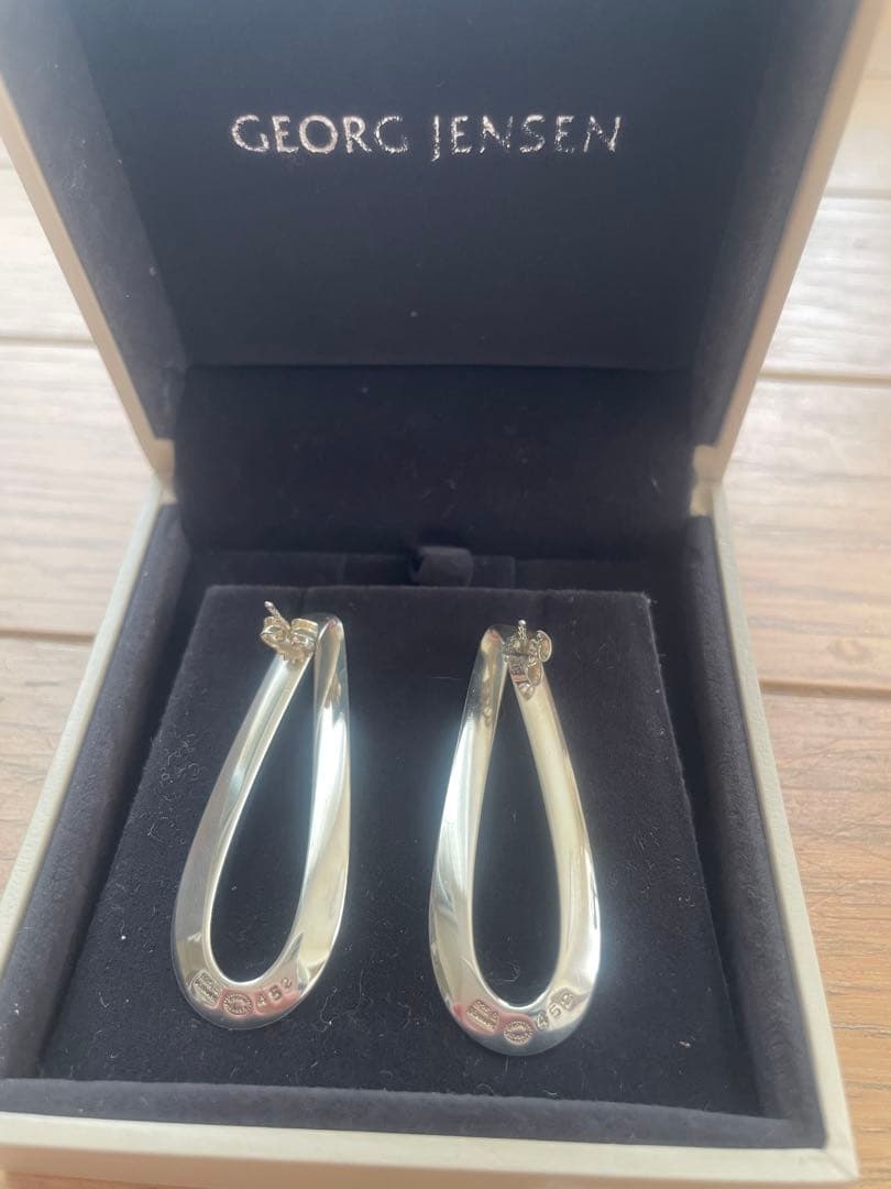   シルバー フープピアス