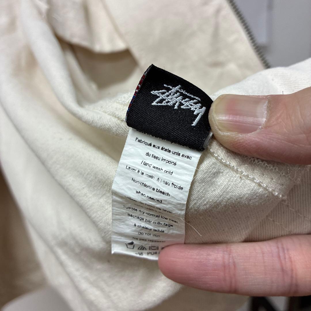 【USA製】 Stussy アイボリー スウィングトップ ジャケット