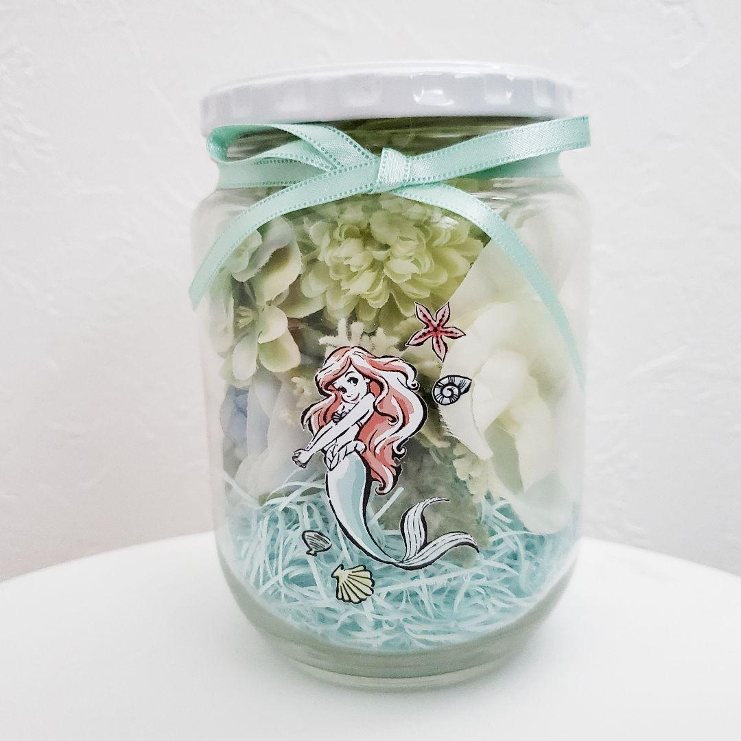 未使用 ディズニー プリンセス プリザーブドフラワー アレンジメント 6瓶セット