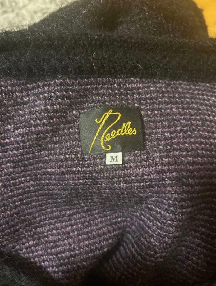 Needles モヘヤカーディガン M