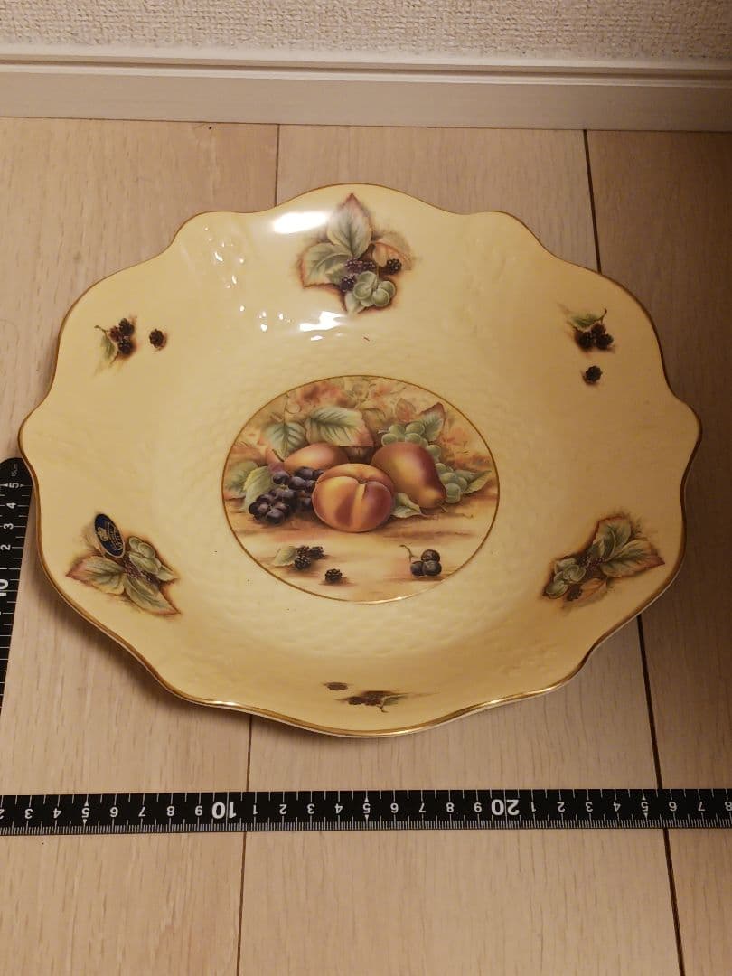 廃盤品　エインズレイ　オーチャードゴールド　深皿