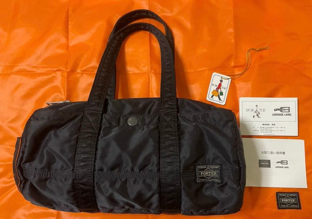 PORTERポーター タンカー ダッフルバッグ ブラック Sサイズ