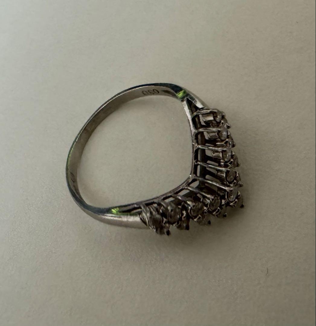 PT900 ダイヤモンドプラチナリング　9号