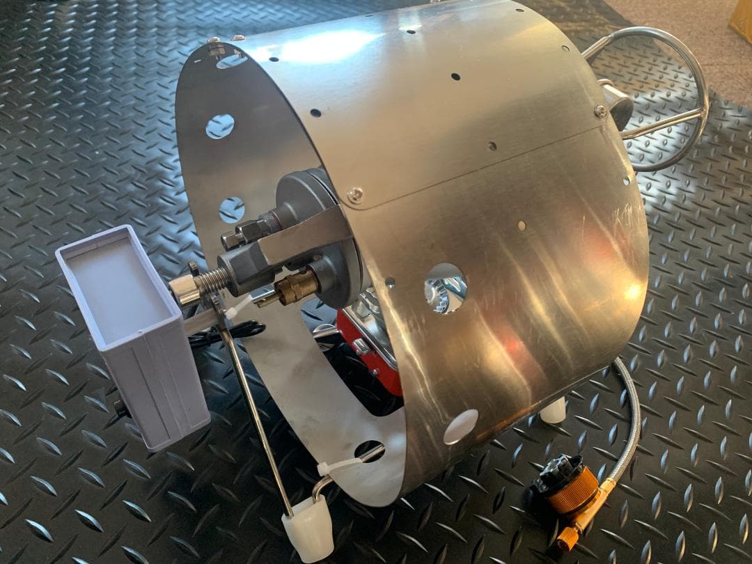 ポン菓子機 6合用のポン吉楽 電動式セット 5つの安全設計 圧縮式焼き栗機