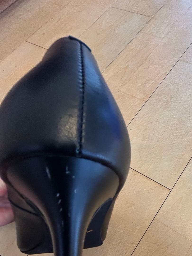 OURアワーホーム　フォーマルに使えるレザーパンプス24.5