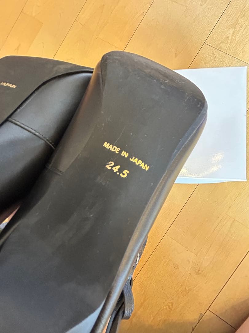 OURアワーホーム　フォーマルに使えるレザーパンプス24.5