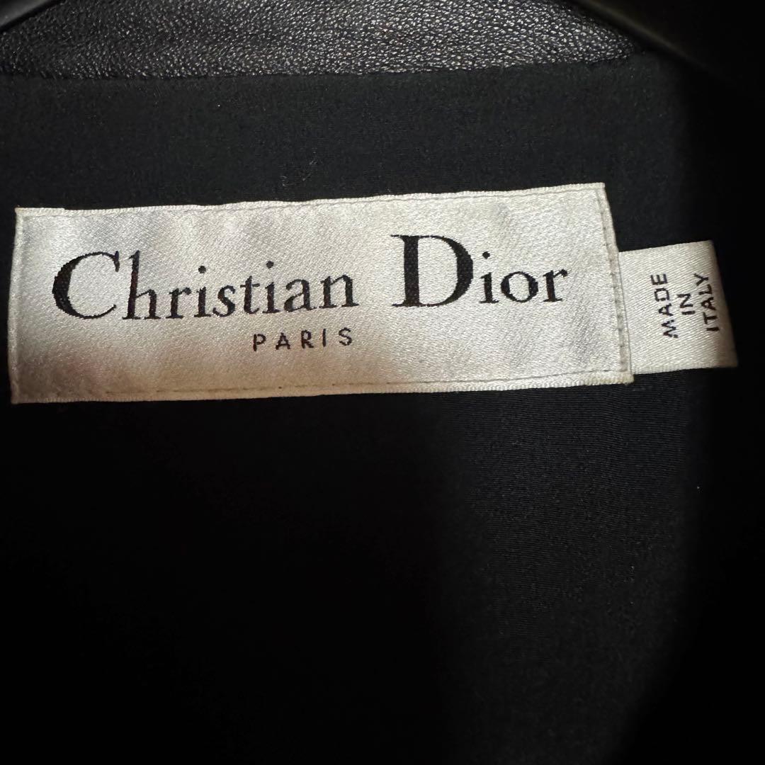 ディオールブティック購入ChristianDiorディオールレザージャケット34