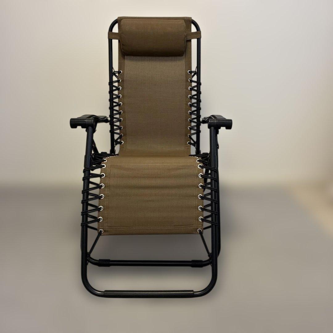 ブラウンリクライニングチェア