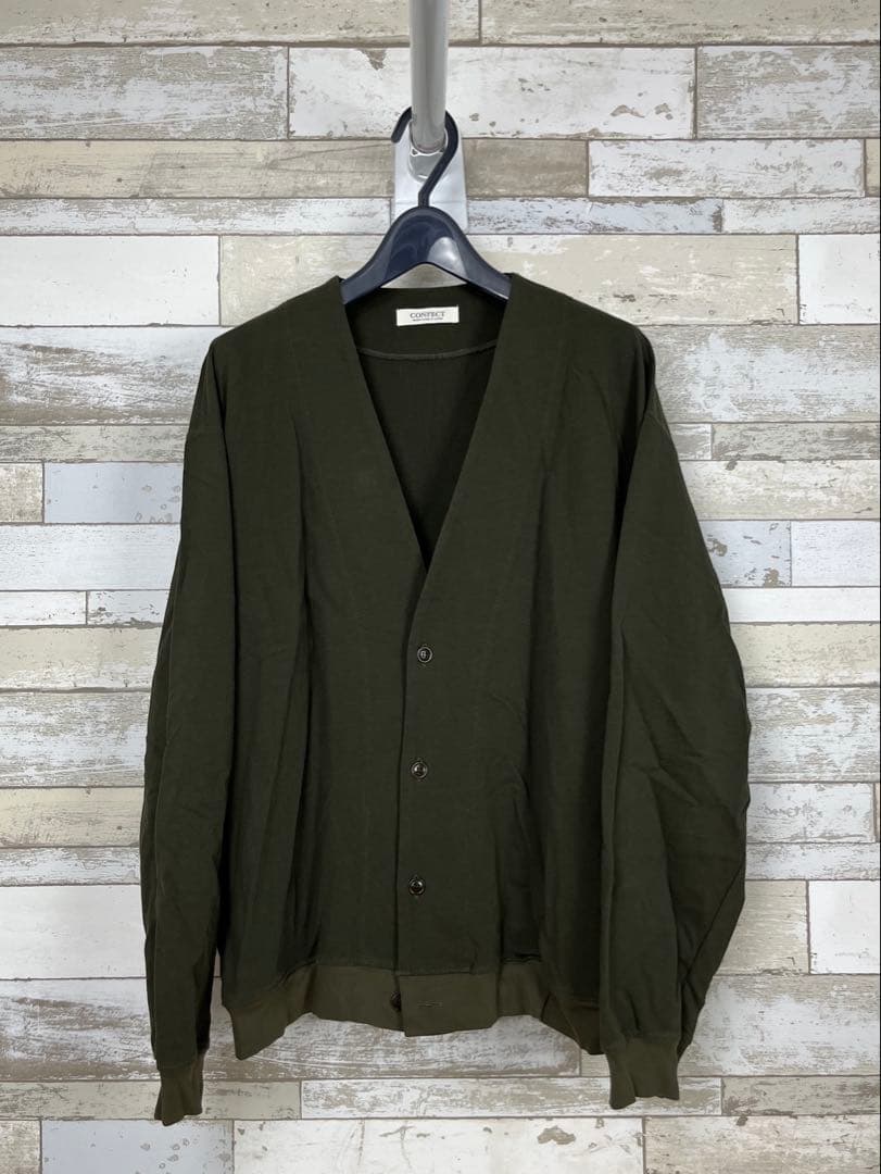 セット販売　ドライコットン インレーカーディガン、バンドカラーシャツ