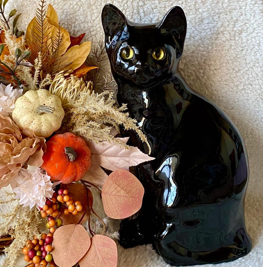 サイズ6 ウィンスタンレイキャット　ケンジントンキャット　お座り黒猫　美品❣️