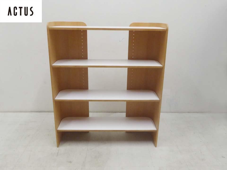 ■ACTUS アクタス■キッズ ANFUN シェルフ ビーチ材 本棚 -1