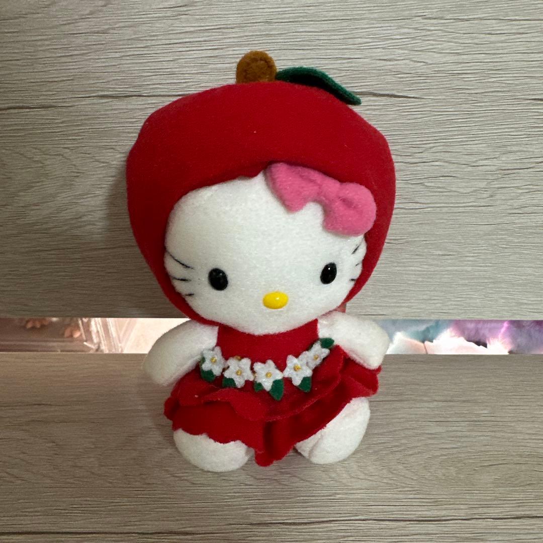 ハローキティ ご当地 ぬいぐるみ 信州限定 りんご マスコット