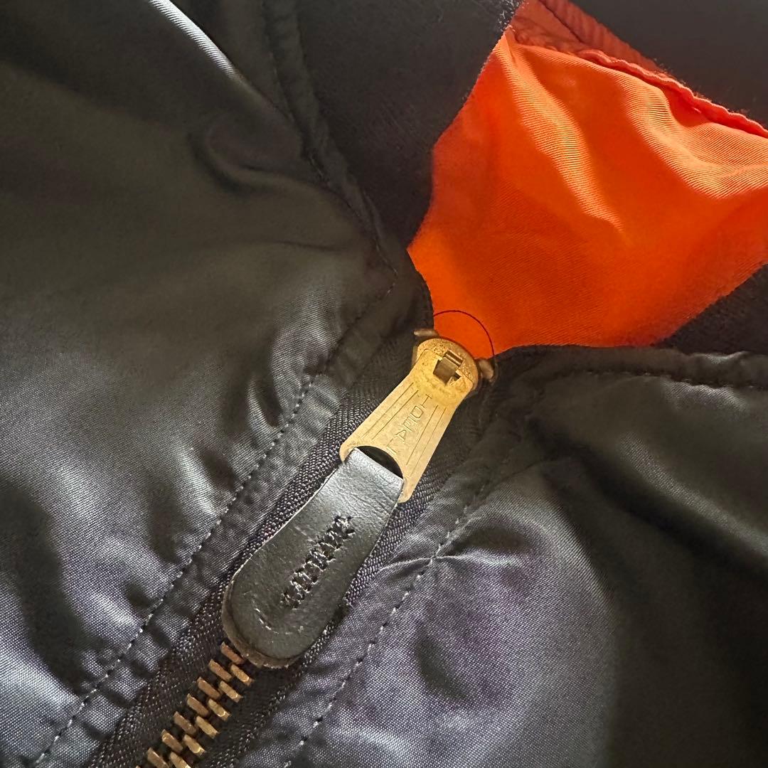 80〜90s Alpha Industries ma-1 Black USA製
