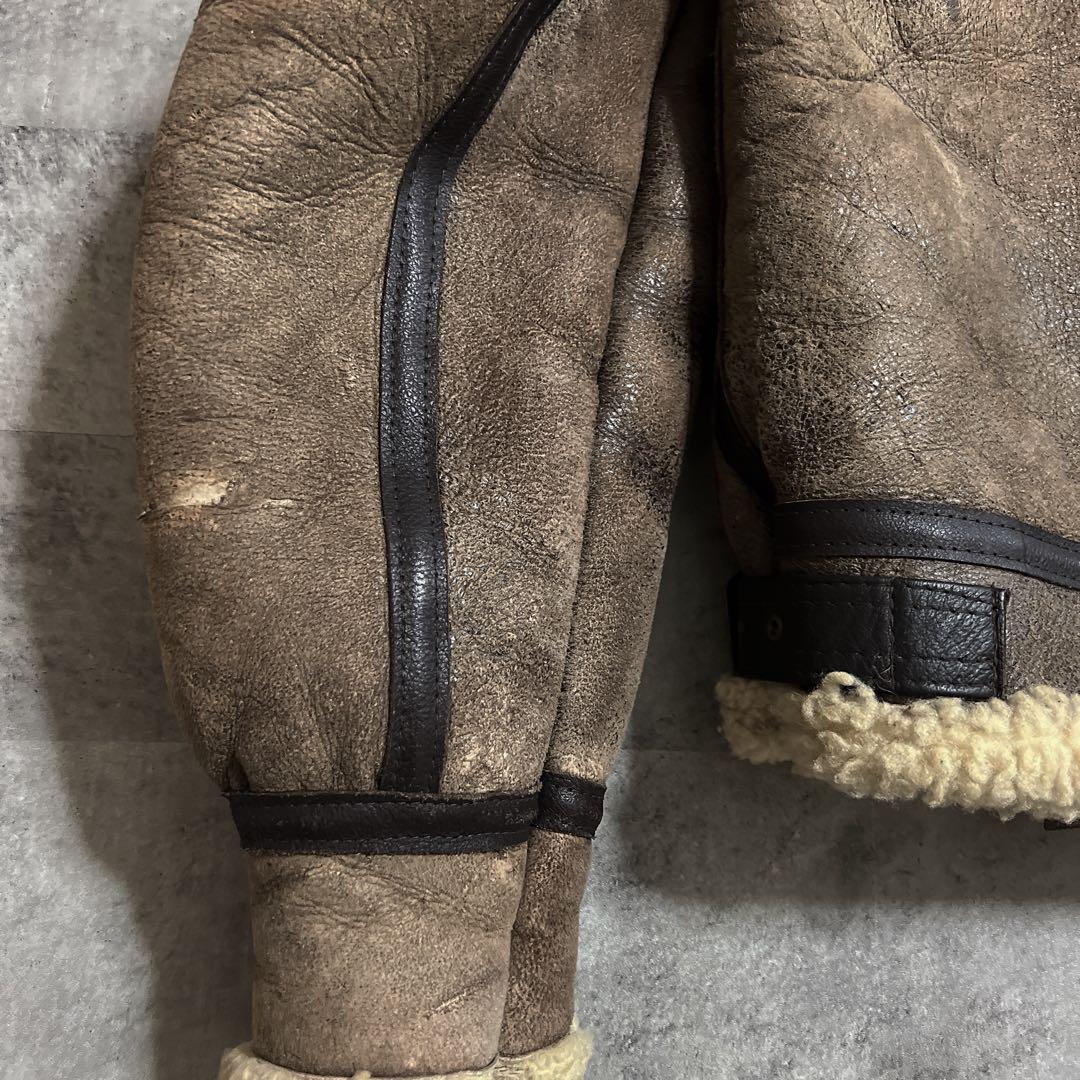 AVIREX B-3 レザームートンジャケット　38 MADE IN USA