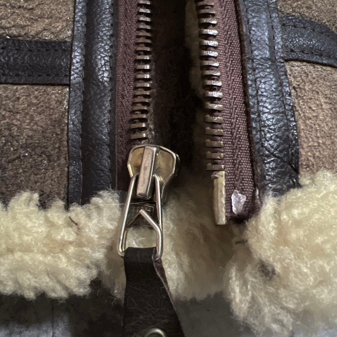 AVIREX B-3 レザームートンジャケット　38 MADE IN USA