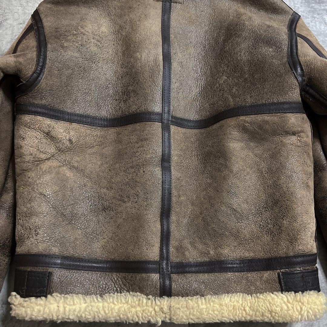 AVIREX B-3 レザームートンジャケット　38 MADE IN USA