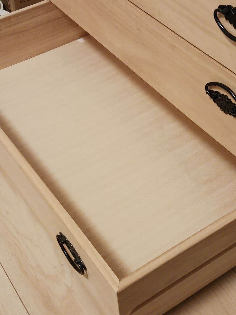 桐箪笥 三段 日本製 金具 たんす タンス 着物収納 総桐三段箪笥 桐たんす