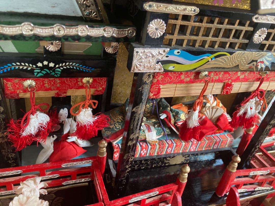 御殿雛　屋敷つき雛人形 アンティーク雛