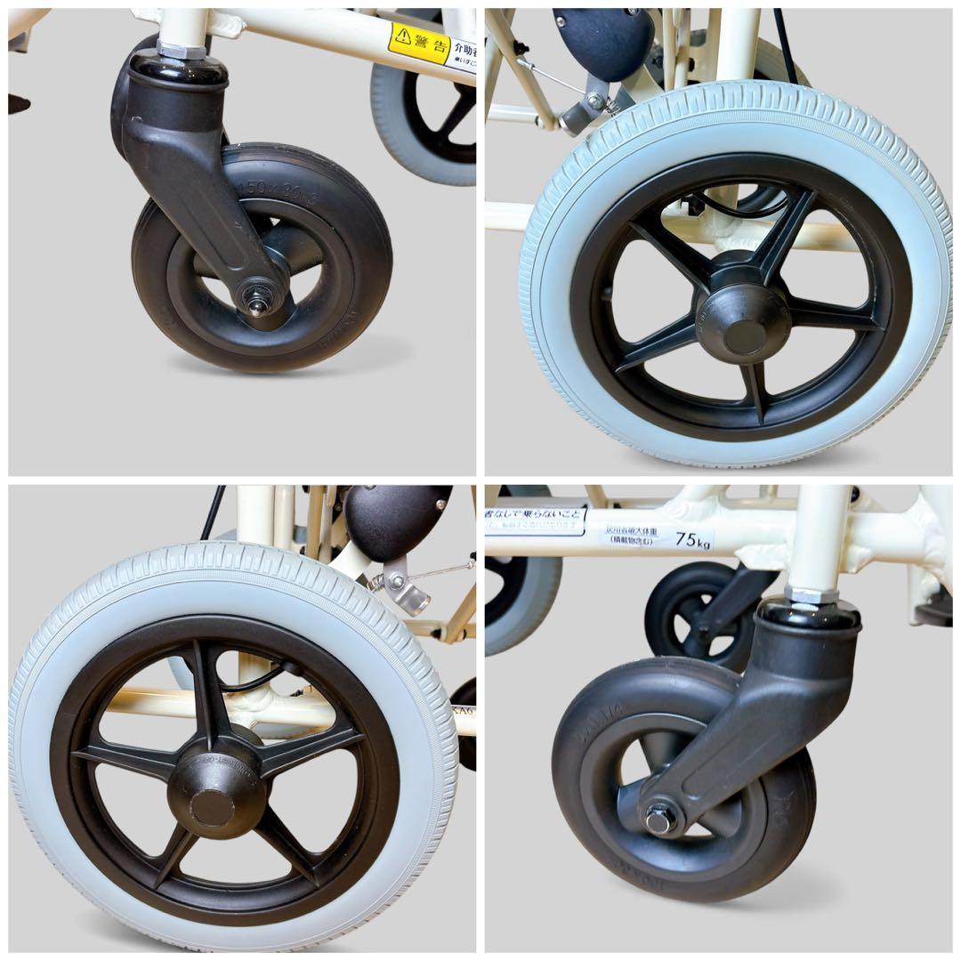 【極美品】 kawamura カワムラサイクル 簡易車椅子 旅ぐるま KA6