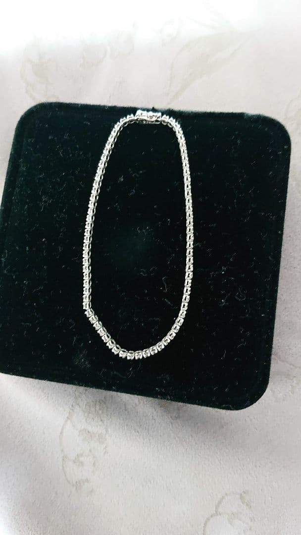 リリーk18 1ctダイヤモンドブレスレット