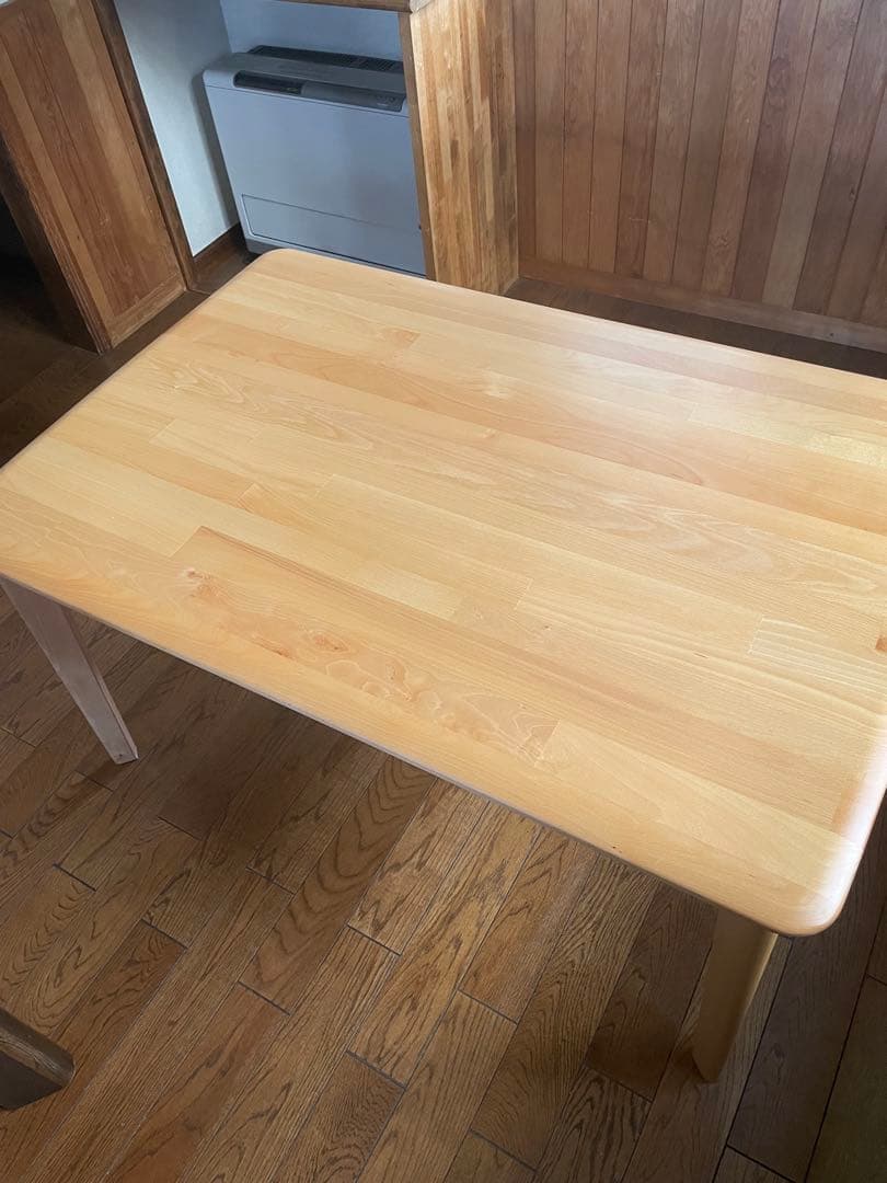 送料込　ニトリ　Nコレクション　ローダイニングテーブル　120cm 天然木