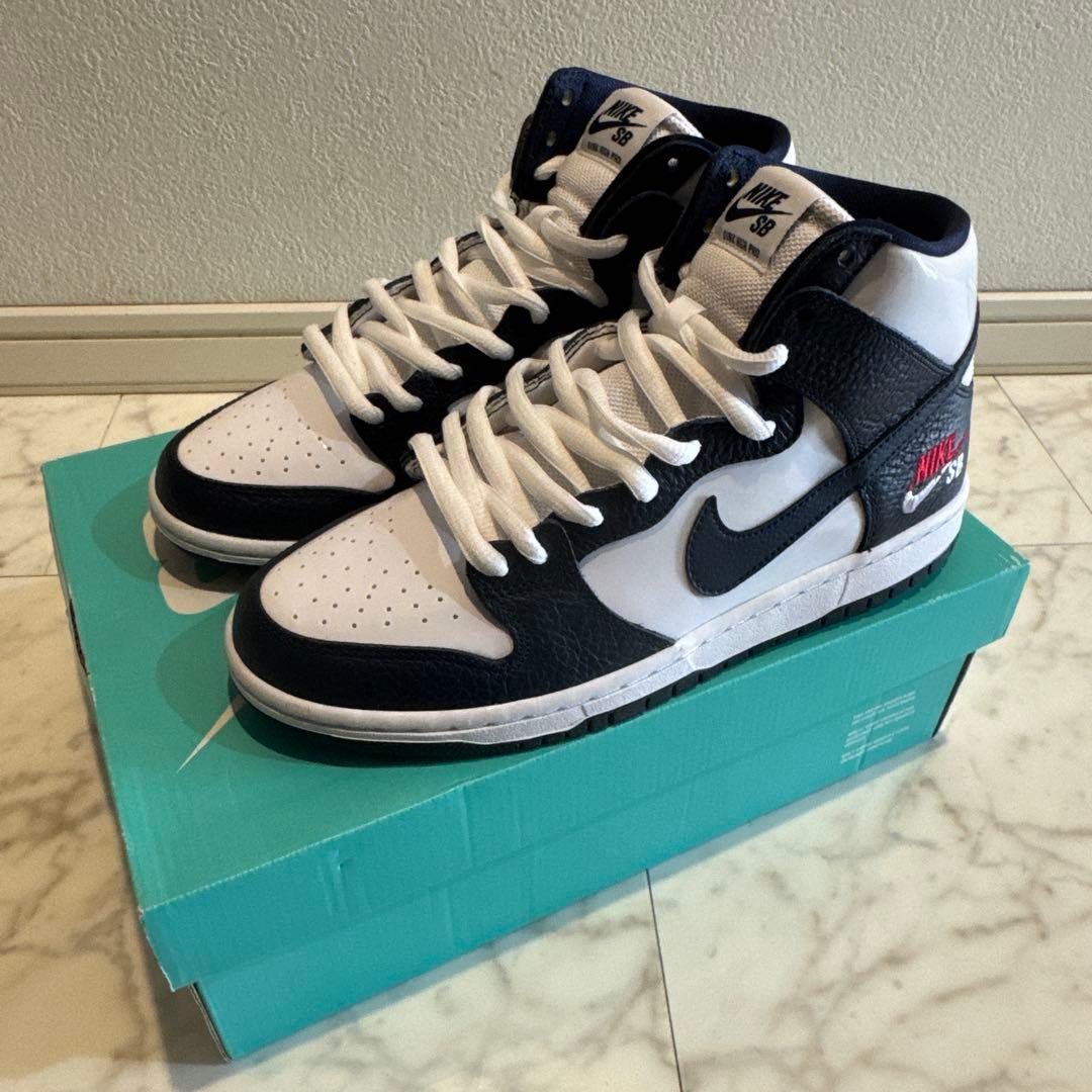 靴 NIKE SB ZOOM DUNK HIGH PRO OBSIDIAN 27cm