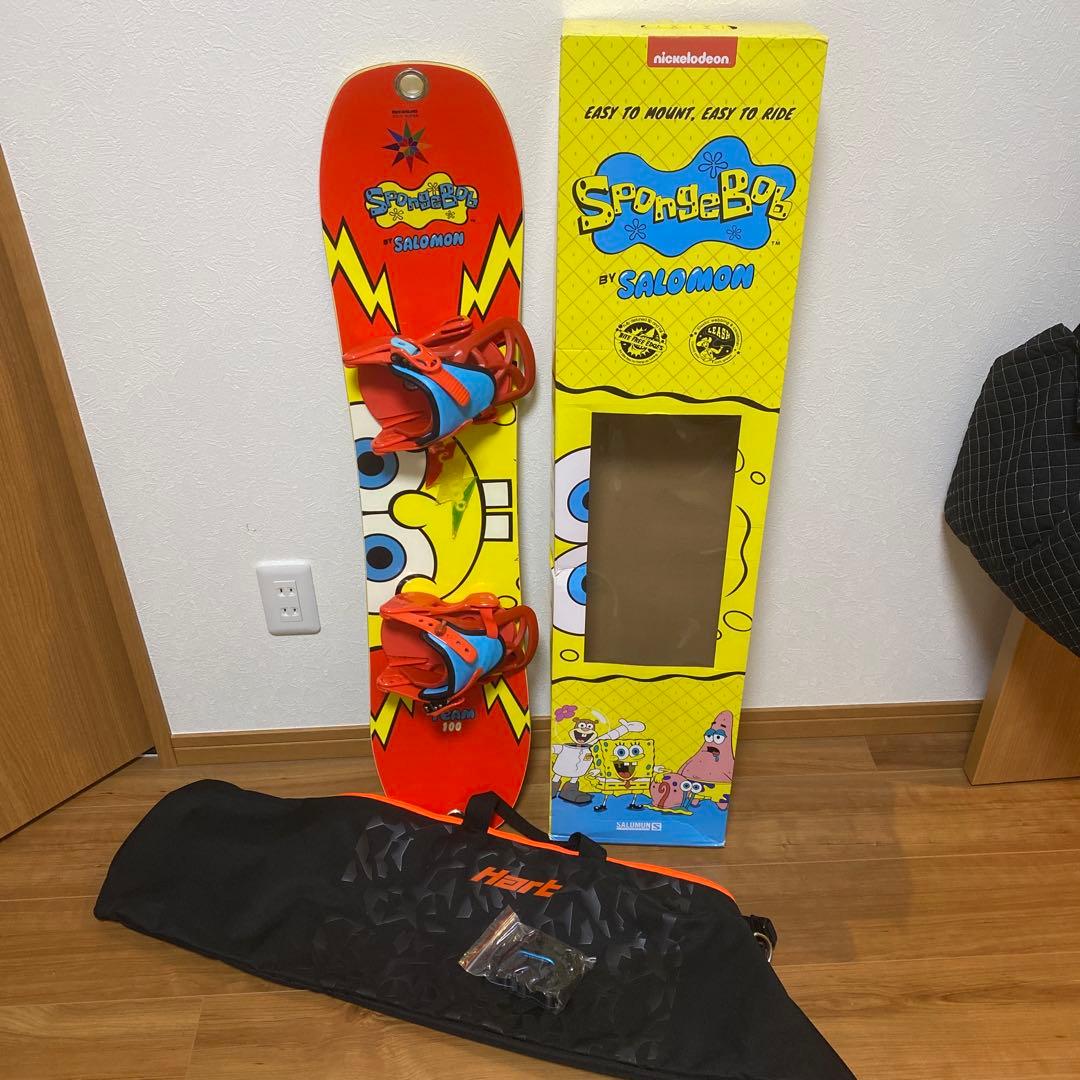 サロモン スポンジボブ スノーボード 100 キッズ　ジュニア　板