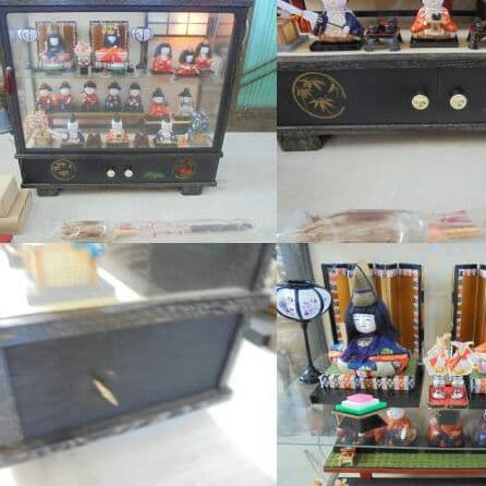 AKa5589　木目込 雛人形 ケースオルゴール付