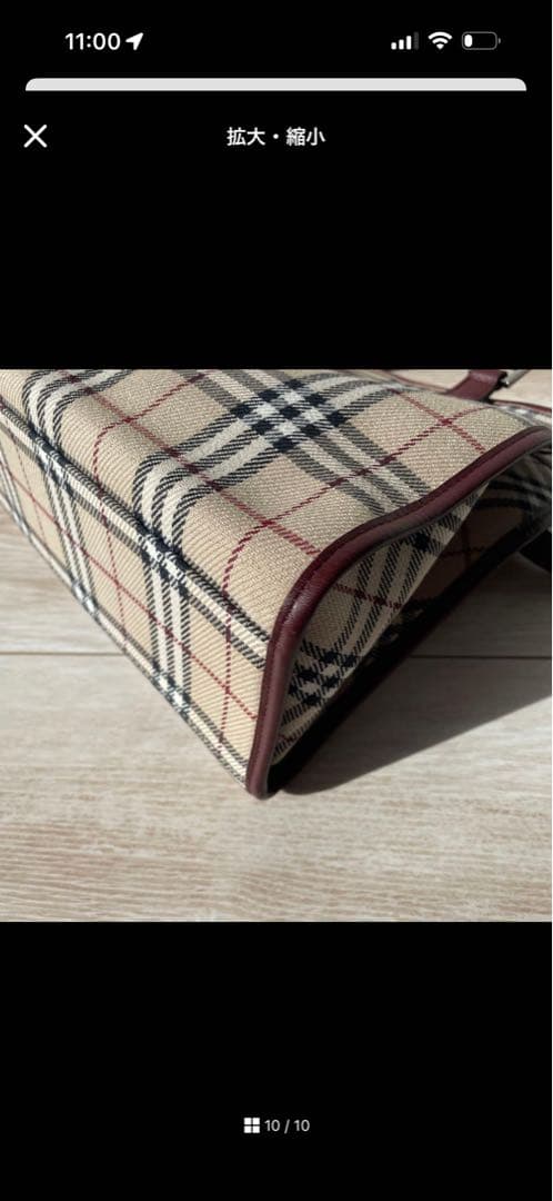 BURBERRY ノバチェック トートバッグ