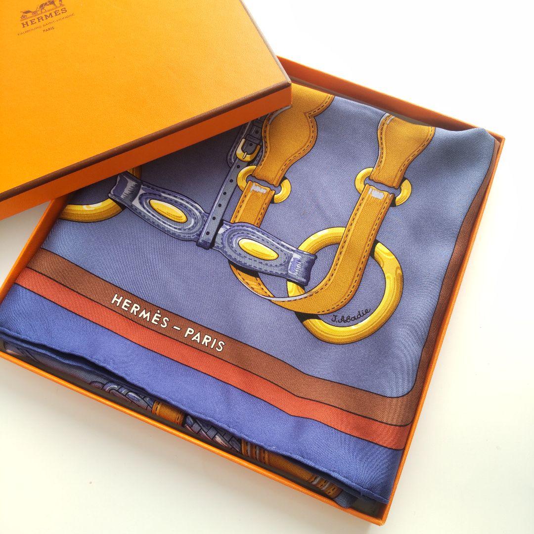 エルメス 23SS 復刻デザイン シルク スカーフ Coaching カレ90