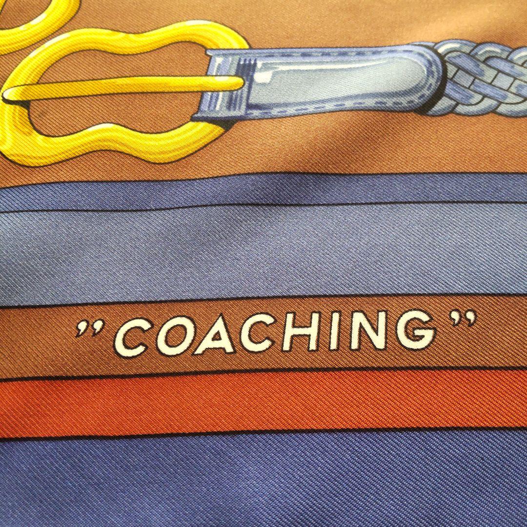 エルメス 23SS 復刻デザイン シルク スカーフ Coaching カレ90