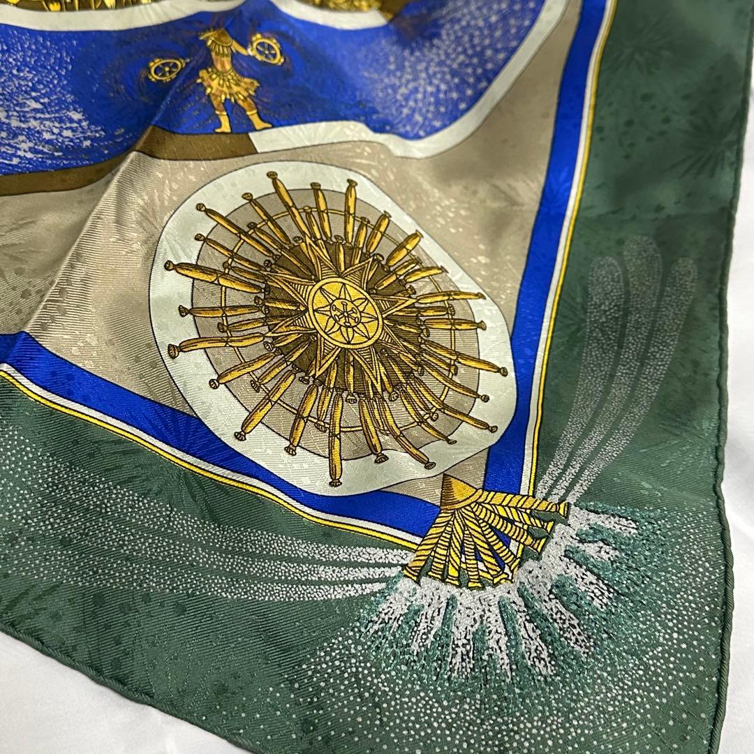 エルメス☆カレ90☆スカーフ☆シルク☆FEUX D'ARTIFICE（花火）