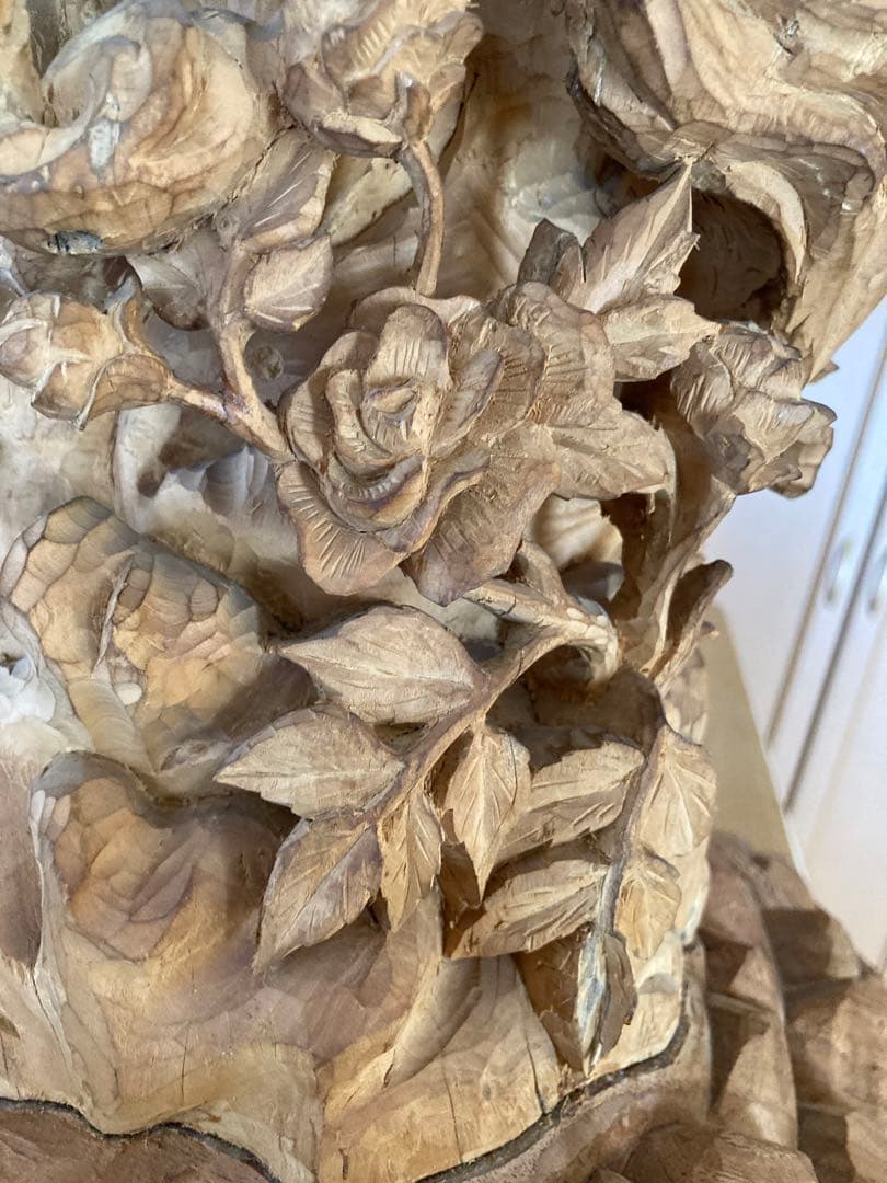 希少　インドネシア　木彫り　置物 オブジェ 骨董　芸術　芸術