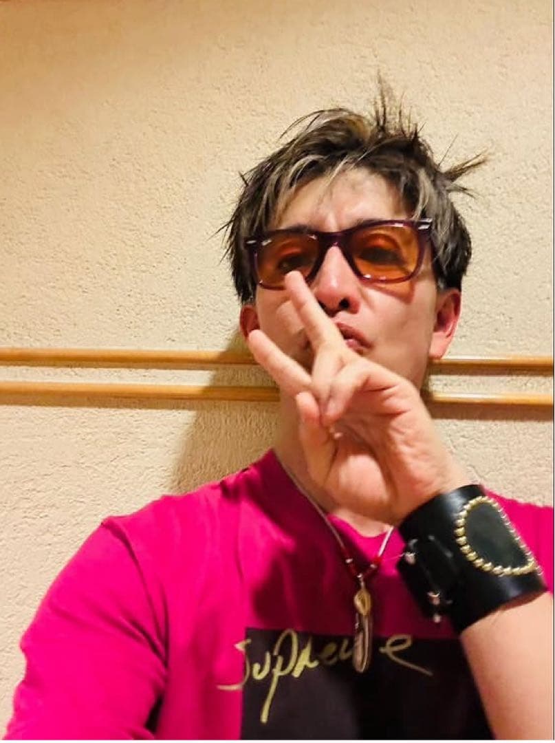 WOLF'S HEAD レザー ブレスレット　キムタク 70mm