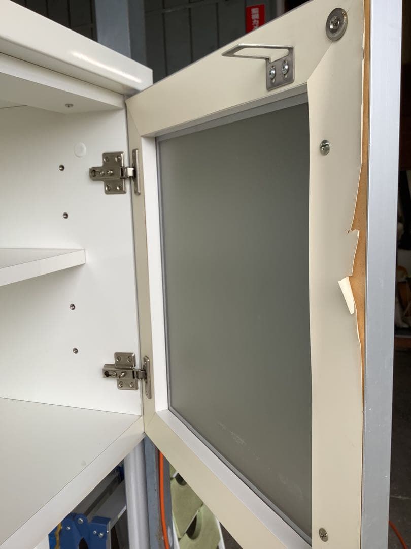 シギヤマ家具 キッチンボード レンジボード サンモア 幅80cm スライド棚有★