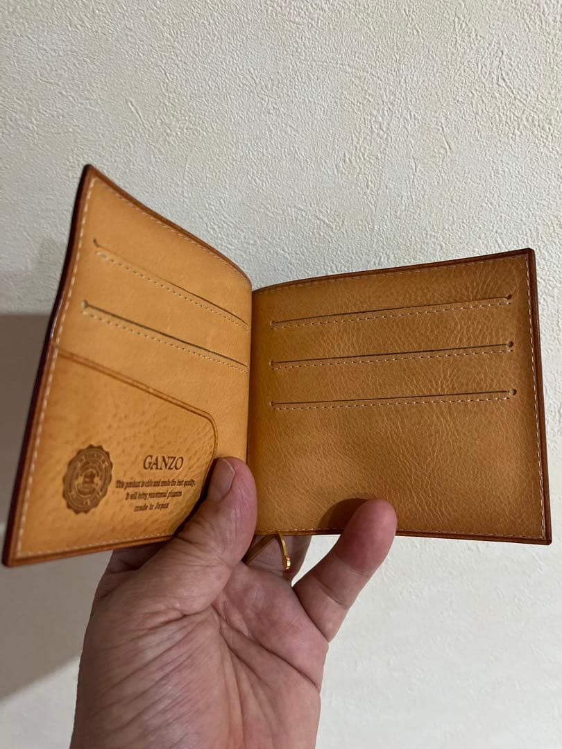 GANZO ブライドルレザー　マネークリップ