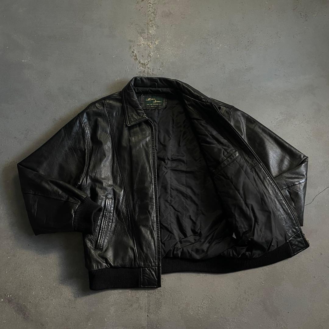 type A-2“authentic“牛革 “短丈“bomber jacket