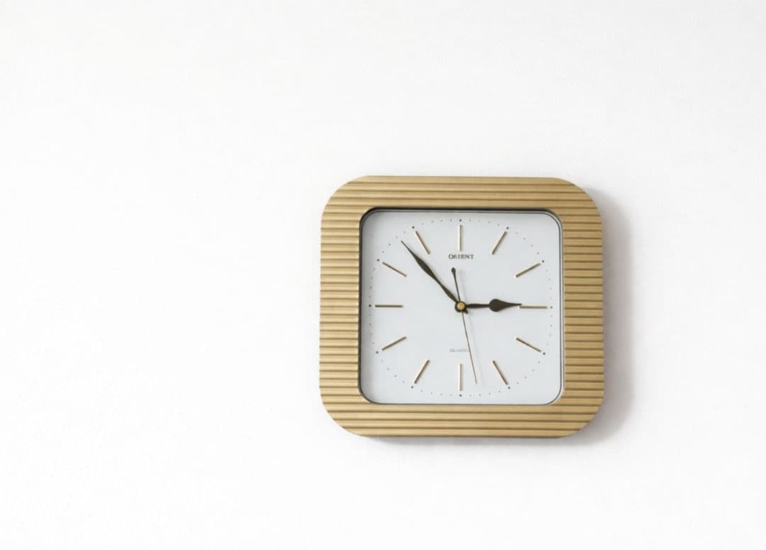 ORIENT オリエント ミッドセンチュリー 掛け時計 ウォールクロック レトロ