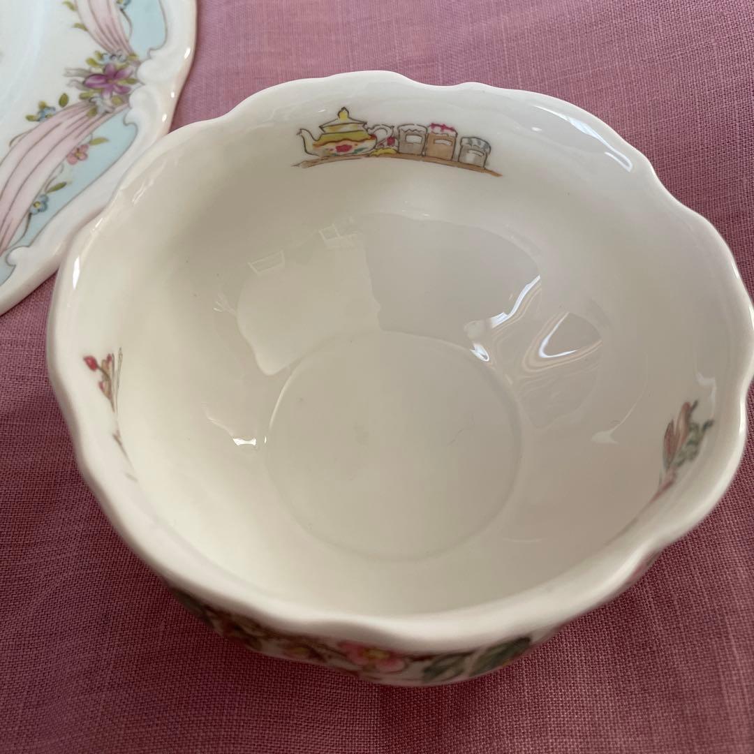 ロイヤルドルトンブランブリーヘッジプレートミルクピッチャー3点セット