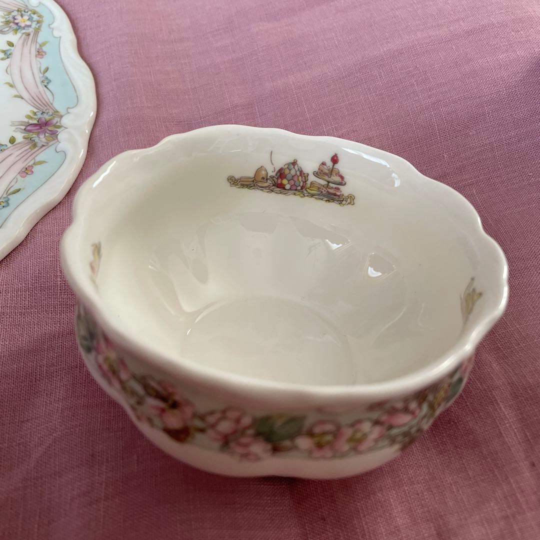 ロイヤルドルトンブランブリーヘッジプレートミルクピッチャー3点セット