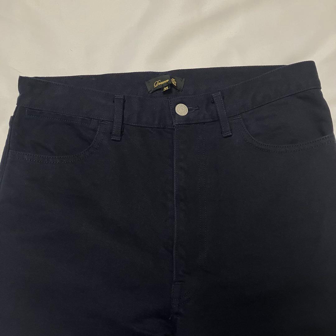 Drawerドゥロワー　コットンシルクデニムペインターパンツ　38 日本製