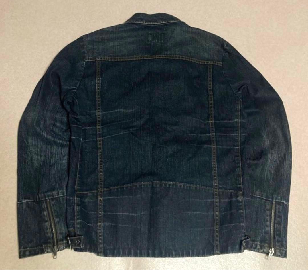 joker 90s カルバンクライン デニム ダブルライダースジャケット