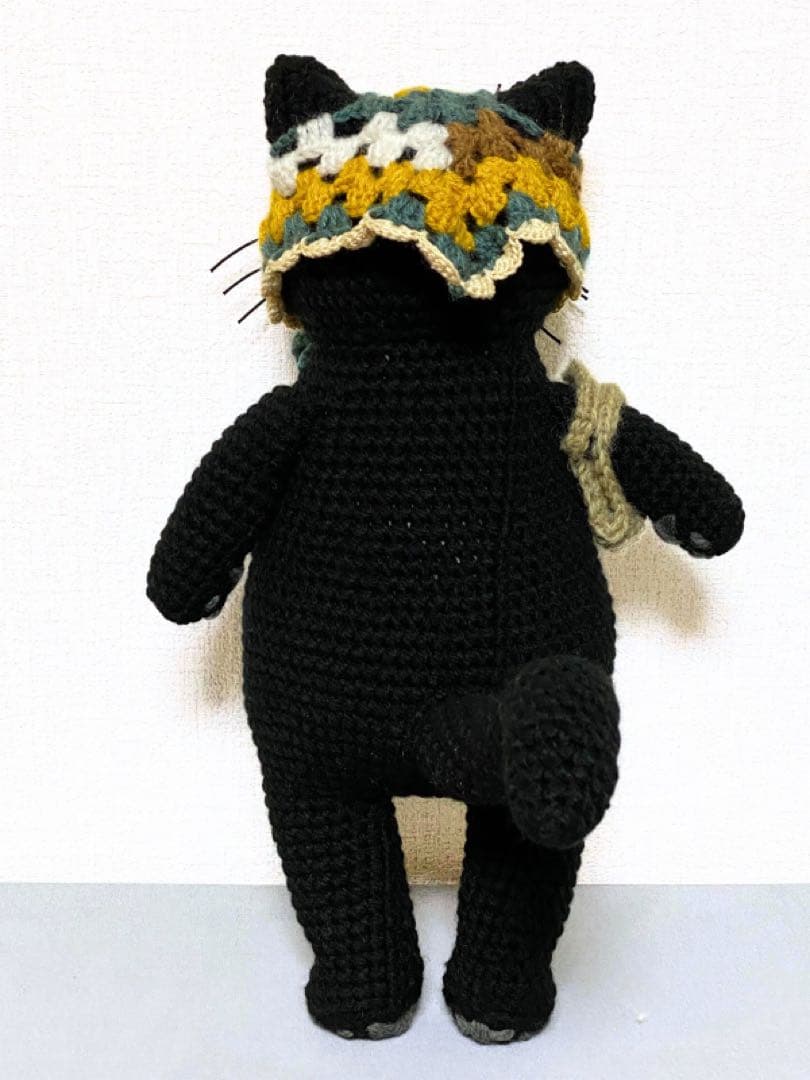 【eri35様お取置き】いっしょにおでかけ♪黒猫さんのあみぐるみ